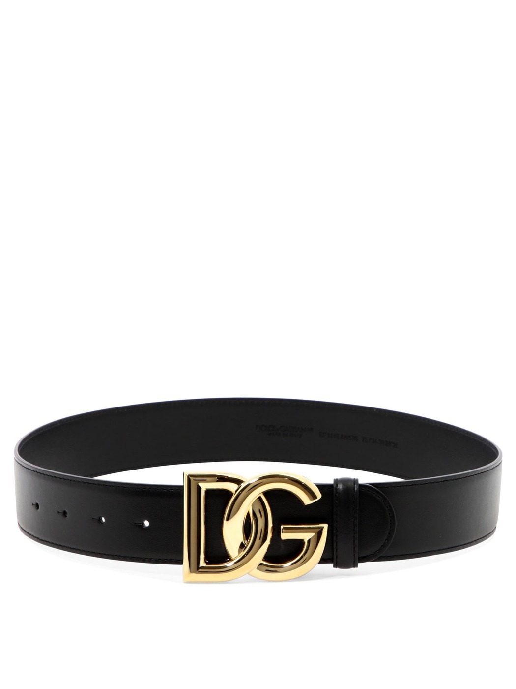 ドルガバ ベルト（レディース） DOLCE&GABBANA ドルチェ&ガッバーナ ブラック Black "DG" belt ベルト レディース 春夏2024 BE1446AW57680999 【関税・送料無料】【ラッピング無料】 vi