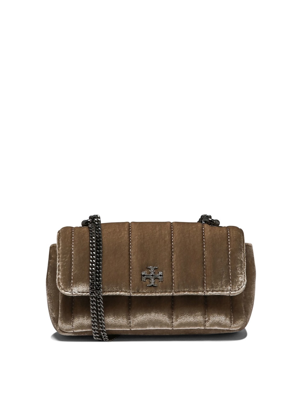 【土日限定クーポン配布中！】 TORY BURCH トリー バーチ ブラウン Brown "Kira Velvet Mini" crossbod..