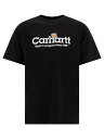 カーハート ダブリューアイピー CARHARTT WIP Tシャツ メンズ ブラック T-shirts T-shirts I03442189.XX Black 関税 送料無料 ラッピング無料 2025SS vi