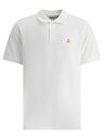 【最大10,000円OFFクーポン!!】 カーハート ダブリューアイピー CARHARTT WIP ポロシャツ メンズ ホワイト Polo shirts Polo shirts I02380700R.XX White 関税 送料無料 ラッピング無料 2025SS vi