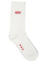 AUTRY 靴下 ソックス メンズ ホワイト Socks Socks SOPUE7A7 White 関税 送料無料 ラッピング無料 2025SS vi