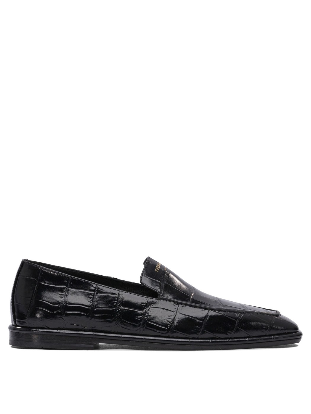 楽天BRANDSHOP・クラージュ楽天市場店【1000円OFFクーポン配布中!!】 フェラガモ FERRAGAMO ローファー メンズ ブラック Loafers Loafers & Slippers 0782625 Black 関税 送料無料 ラッピング無料 2025SS vi