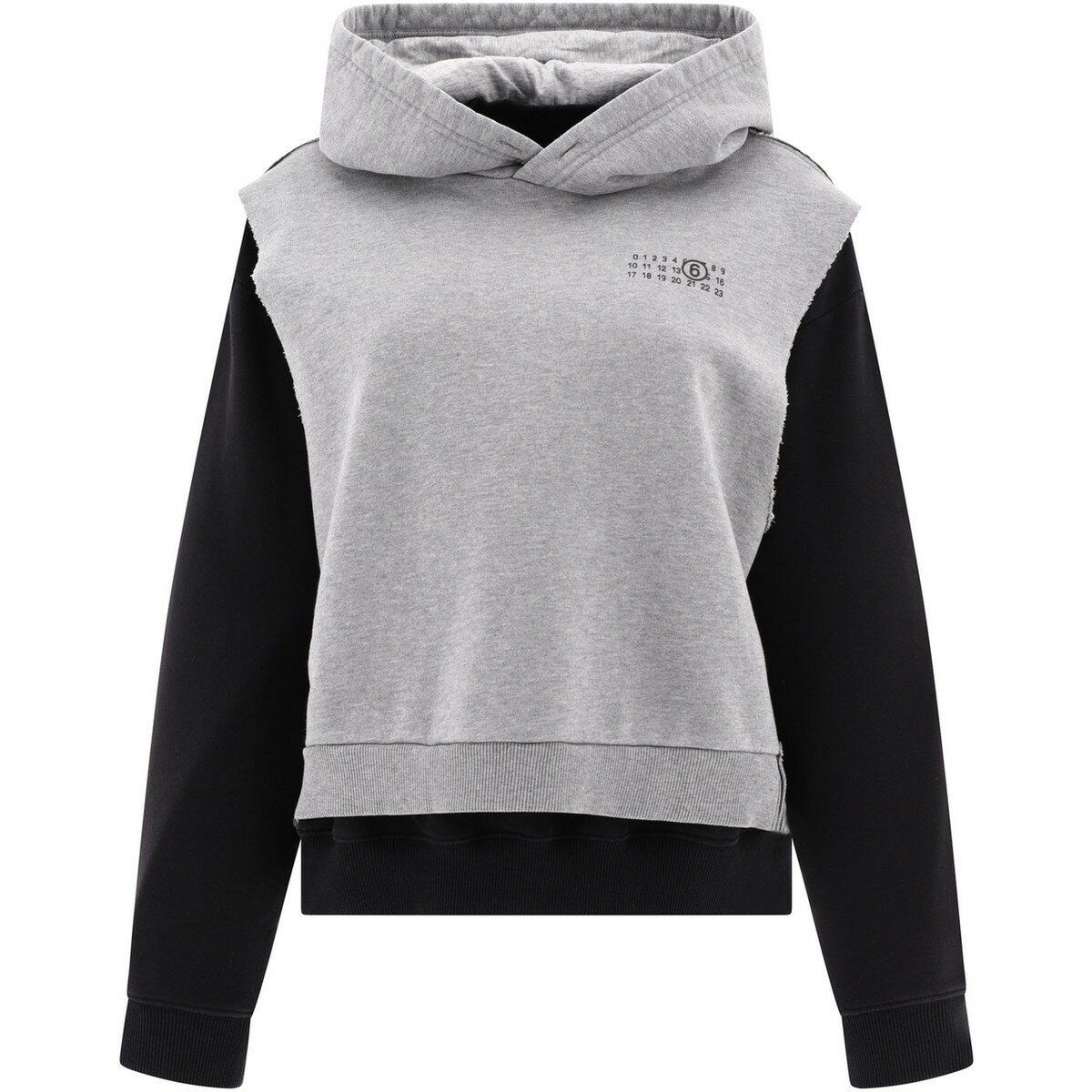 MM6 MAISON MARGIELA エムエム6 メゾン マルジェラ グレー Grey Logo hoodie トップス レディース 秋冬2023 S52GU0207STJ382961 【関税・送料無料】【ラッピング無料】 vi