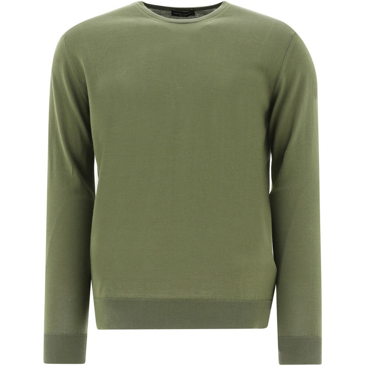 ROBERTO COLLINA ロベルト コリーナ グリーン Green Ribbed sweater ニットウェア メンズ 春夏2023 RL05001RL0524 【関税・送料無料】【ラッピング無料】 vi