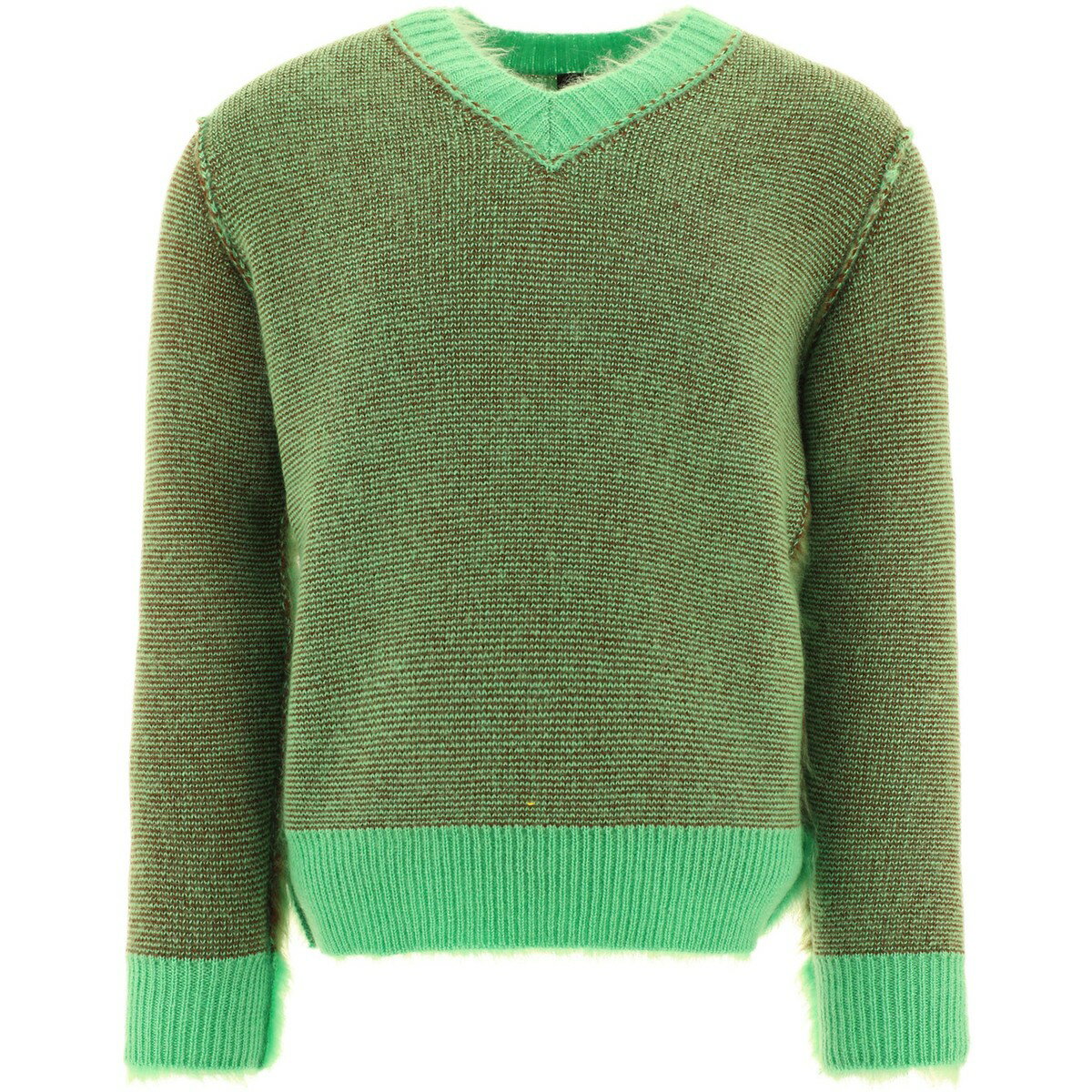 CRAIG GREEN クレイググリーン グリーン Green Brushed reversible sweater ニットウェア メンズ CGAW22CKNJU05BROWN/MINT 【関税・送料無料】【ラッピング無料】 vi