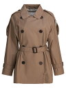 マックス マーラ ザキューブ MAX MARA THE CUBE トレンチコート コート レディース ブラウン Coats and trench coats Coats 2529026044CAROLINE001 Brown 関税 送料無料 ラッピング無料 2025AW vi