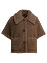 マックス マーラ MAX MARA トレンチコート コート レディース ブラウン Coats and trench coats Teddy fabric cape 2524736102NEWTERZO4005 Brown 関税 送料無料 ラッピング無料 2025AW vi