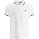モンクレール MONCLER ポロシャツ メンズ ホワイト Polo shirts Polo shirt with logo 8A70300-84556001 White 関税 送料無料 ラッピング無料 2023AW vi