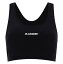 JIL SANDER 륵 ֥å Black Sport top with logo ȥåץ ǥ 2023 J40NC0002J20031001 ڴǡ̵ۡڥåԥ̵ vi