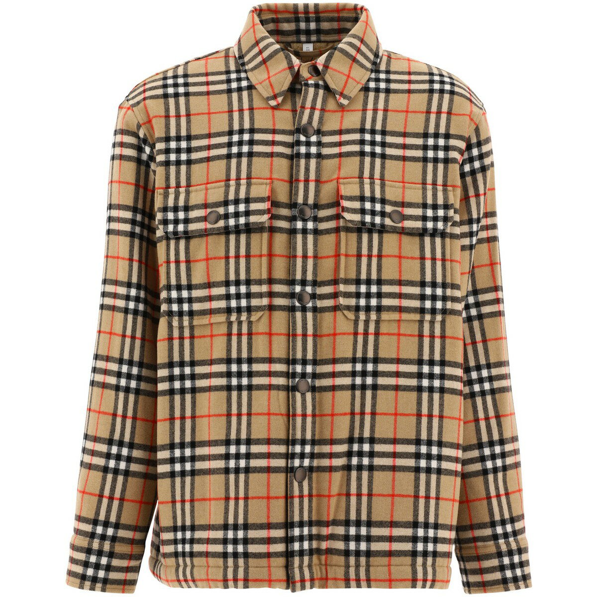 バーバリー 【0の付く日ポイント4倍】 BURBERRY バーバリー ベージュ Beige "Calmore" overshirt ジャケット メンズ 春夏2024 8043839 【関税・送料無料】【ラッピング無料】 vi