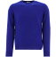 MALO ޡ ֥롼 Blue Sweater featuring ribbed hem and cuffs ˥åȥ  2022 UMA008F1K02E3253 ڴǡ̵ۡڥåԥ̵ vi