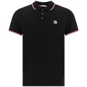 モンクレール MONCLER ポロシャツ メンズ ブラック Polo shirts Polo shirt with logo 8A70300-84556999 Black 関税 送料無料 ラッピング無料 2023AW vi