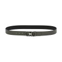 フェラガモ ベルト（メンズ） 【15,000円以上ご購入で1,000円OFF！】 FERRAGAMO フェラガモ グレー Grey Adjustable and reversibile "Gancini" belt ベルト メンズ 秋冬2023 0764849 【関税・送料無料】【ラッピング無料】 vi