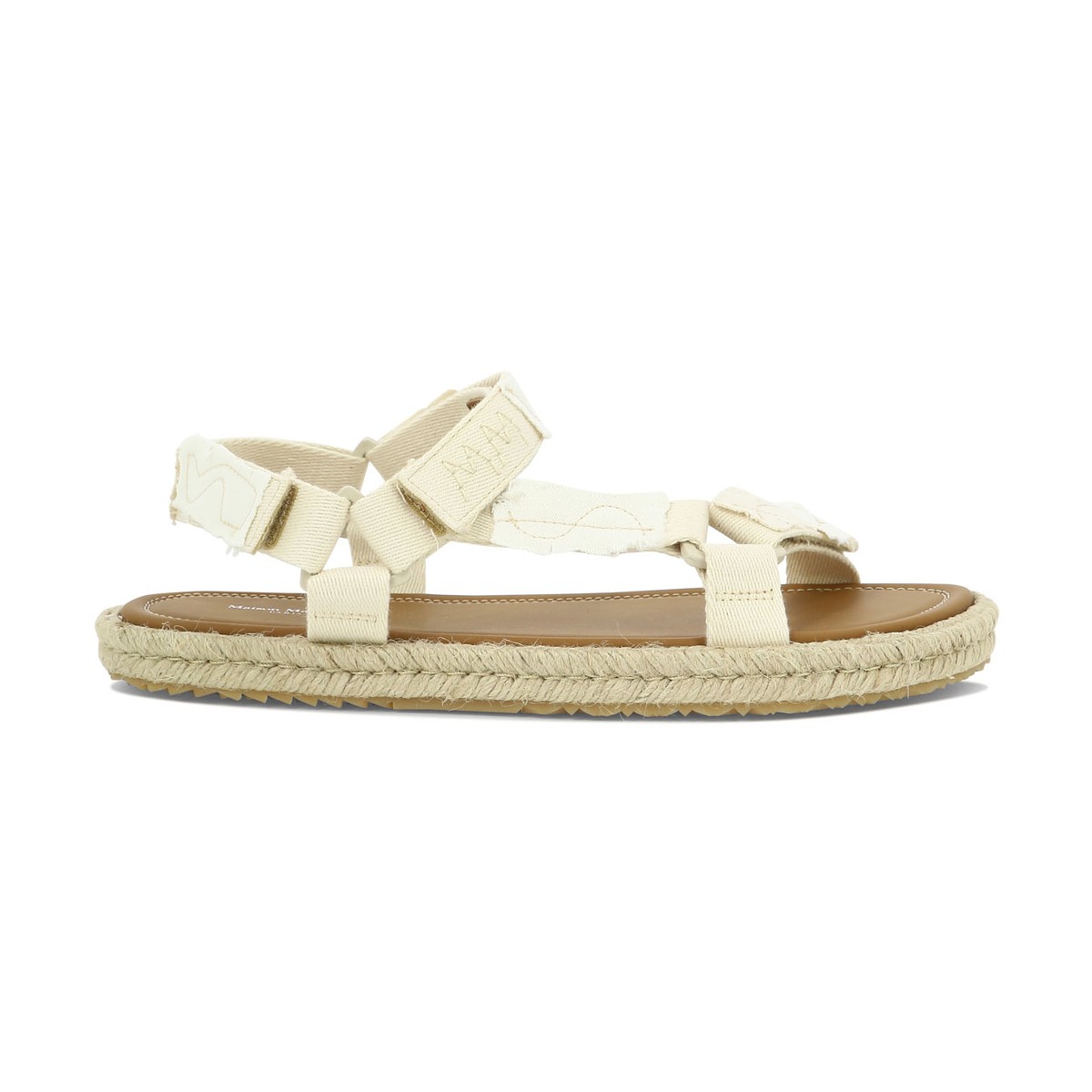 MAISON MARGIELA メゾン マルジェラ ホワイト White Patchwork canvas hiking sandals サンダル メンズ 春夏2024 S57WP0096P5395T1003 【関税・送料無料】【ラッピング無料】 vi