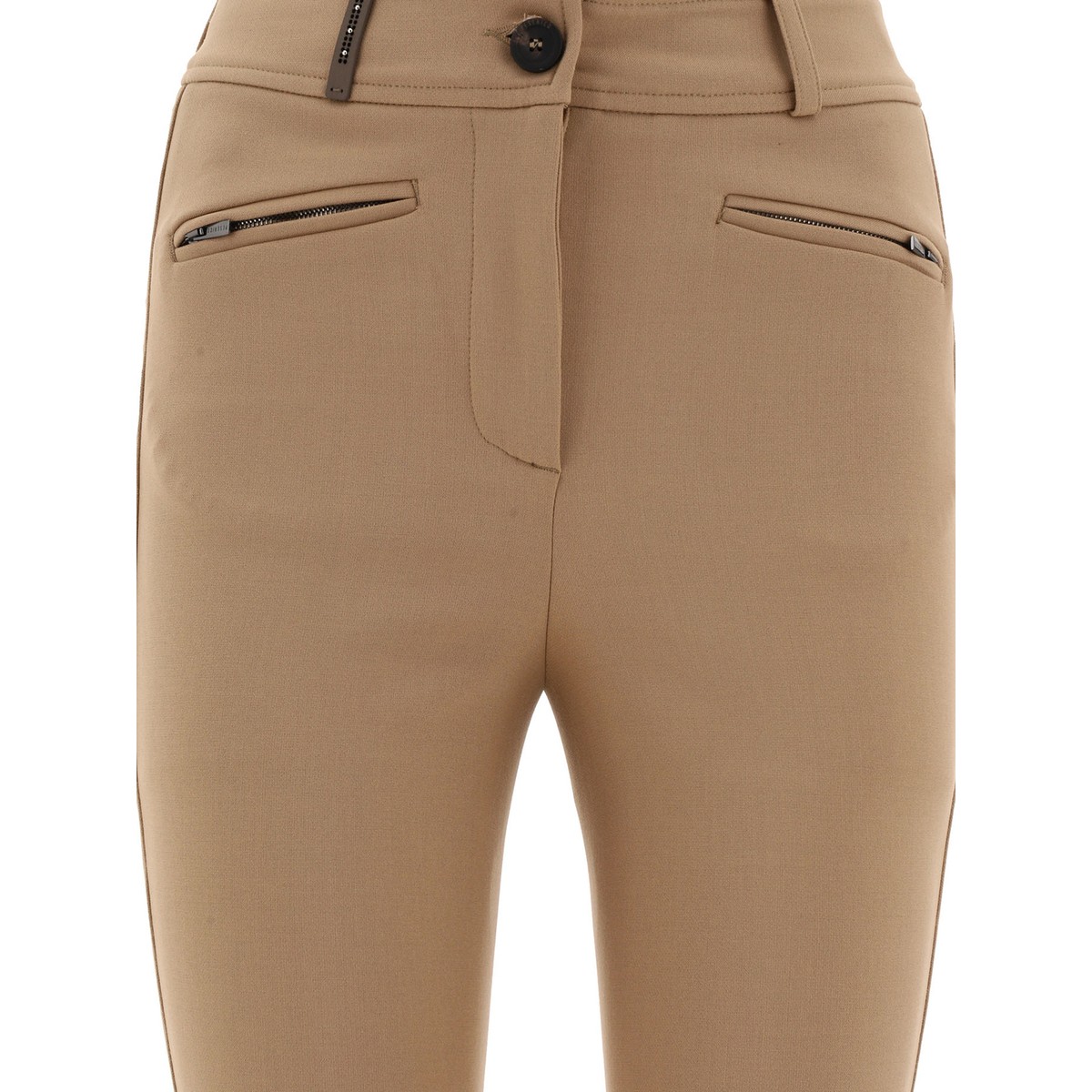 PESERICO ڥꥳ ١ Beige Trousers featuring zipped pockets ѥ ǥ P0467701934447 ڴǡ̵ۡڥåԥ̵ vi