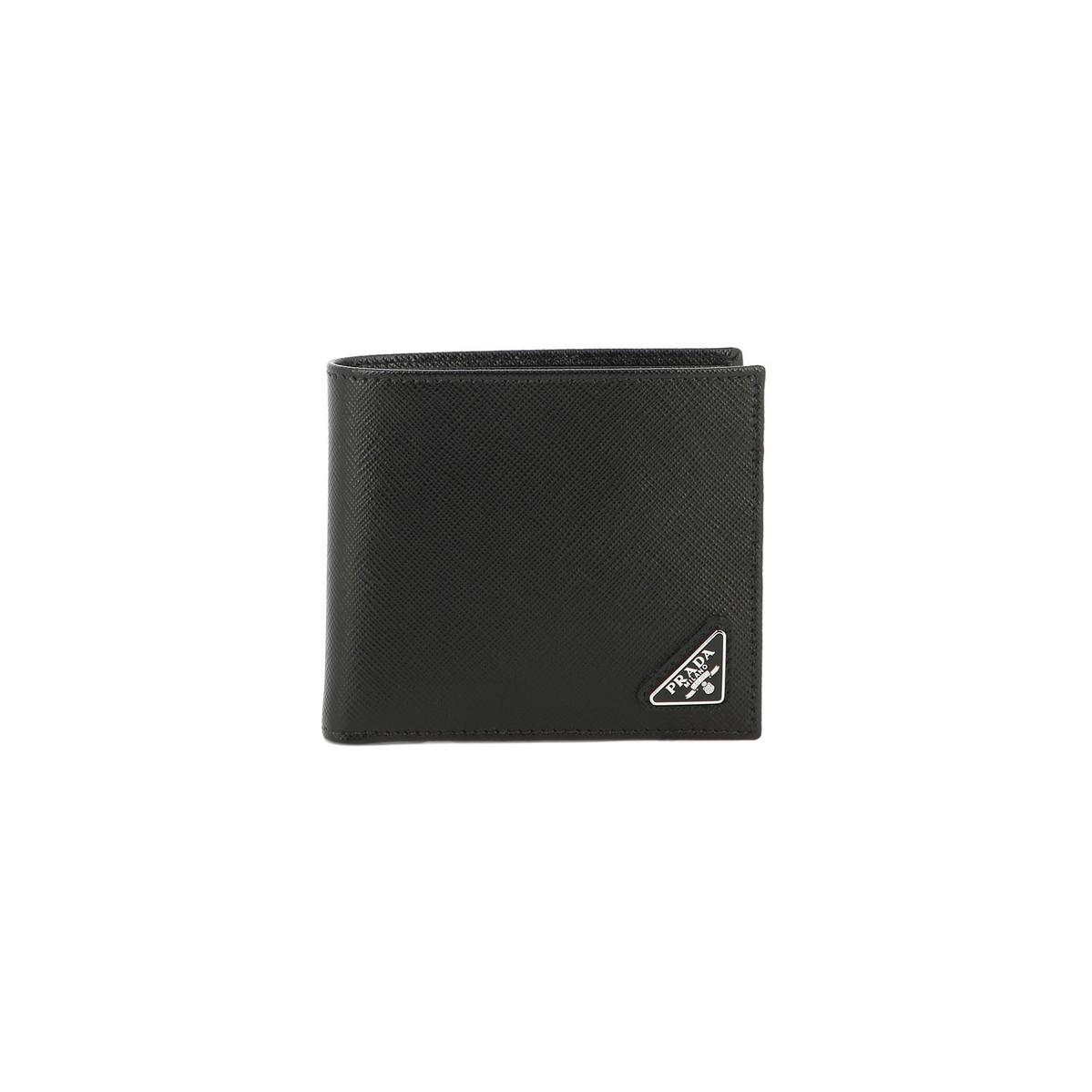 プラダ 財布（メンズ） PRADA プラダ ブラック Black Saffiano Leather Wallet 財布 メンズ 秋冬2023 2MO513QHHF0002 【関税・送料無料】【ラッピング無料】 vi