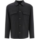 ラルディーニ LARDINI ラルディーニ ブラック Black "Ugo" overshirt ジャケット メンズ 秋冬2023 ITUGO3ITSK61406999 【関税・送料無料】【ラッピング無料】 vi