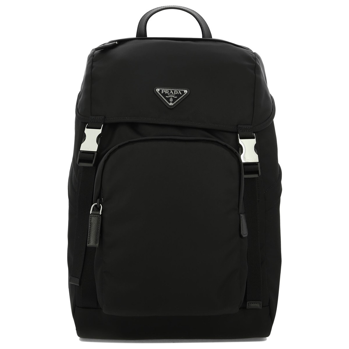 PRADA プラダ ブラック Black Re-Nylon backpack with Saffiano details バックパック メンズ 秋冬2023 2VZ135 V HOL2DMGF0002 【関税・送料無料】【ラッピング無料】 vi