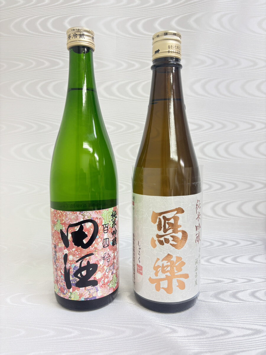寫樂(写楽)純米吟醸 純愛仕込 / 田酒 純米吟醸 百四拾720ml 2本セット(宮泉銘醸,西田酒造)