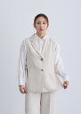 【SALE30%OFF】【2025Spring】【即納】【KOOS(クース)】テーラード ジレ レディース ジャケット ベスト ノースリーブ テーラードジャケット サイドスリット パーティー オフィスカジュアル オケージョン 通勤 格上げ キレイめ 卒業式 入学式 セレモニー フォーマル