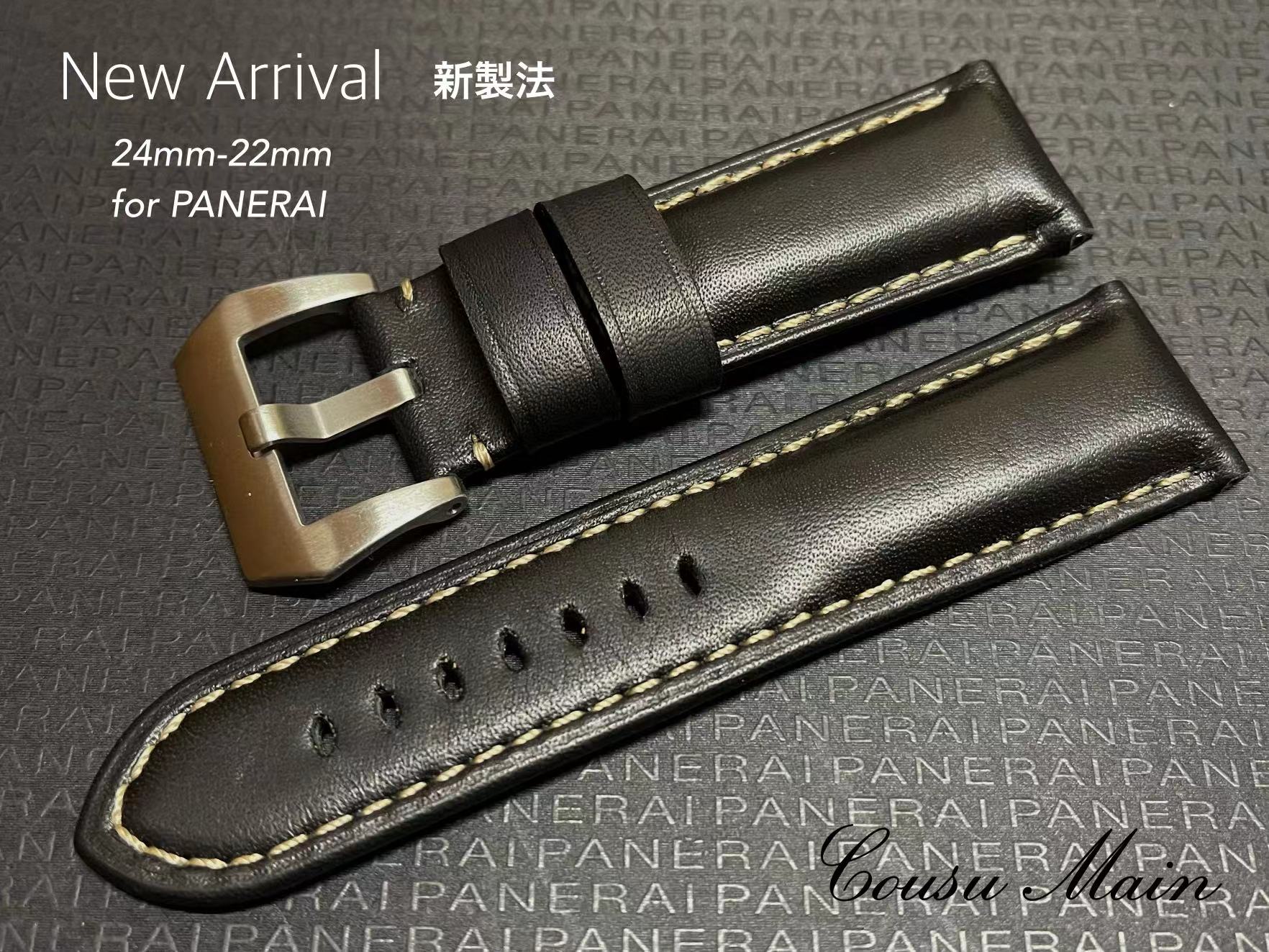 ˡ24mm-22mm ꥢ ߡüɿС쥶΢ɿˡѥաաʥѥͥ饤PANERAI44mm˸CK011