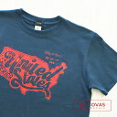 COVAS GRAPHIC Tシャツ アメリカ スチールブルー 301335-27 ユニセックス 半袖 プリントTシャツ USA 星条旗 綿 デザイン コバスグラフィック その1