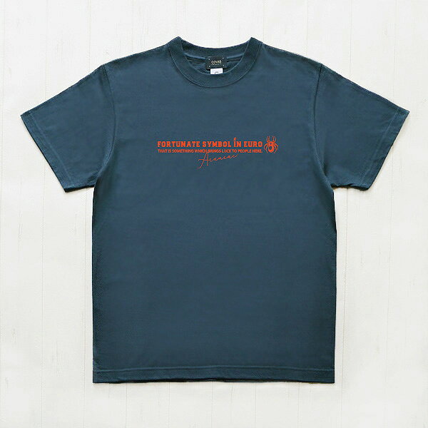 【SALE】【セール】　　COVAS GRAPHIC Tシャツ 蜘蛛の糸 スチールブルー 303001-27...