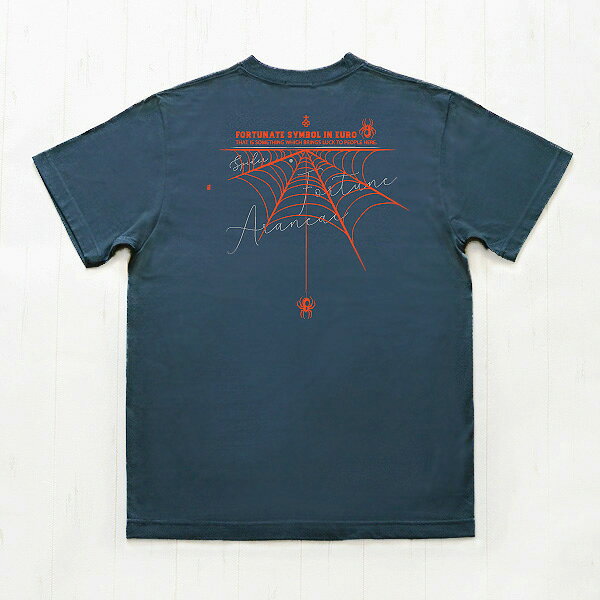 【SALE】【セール】　　COVAS GRAPHIC Tシャツ 蜘蛛の糸 スチールブルー 303001-27...