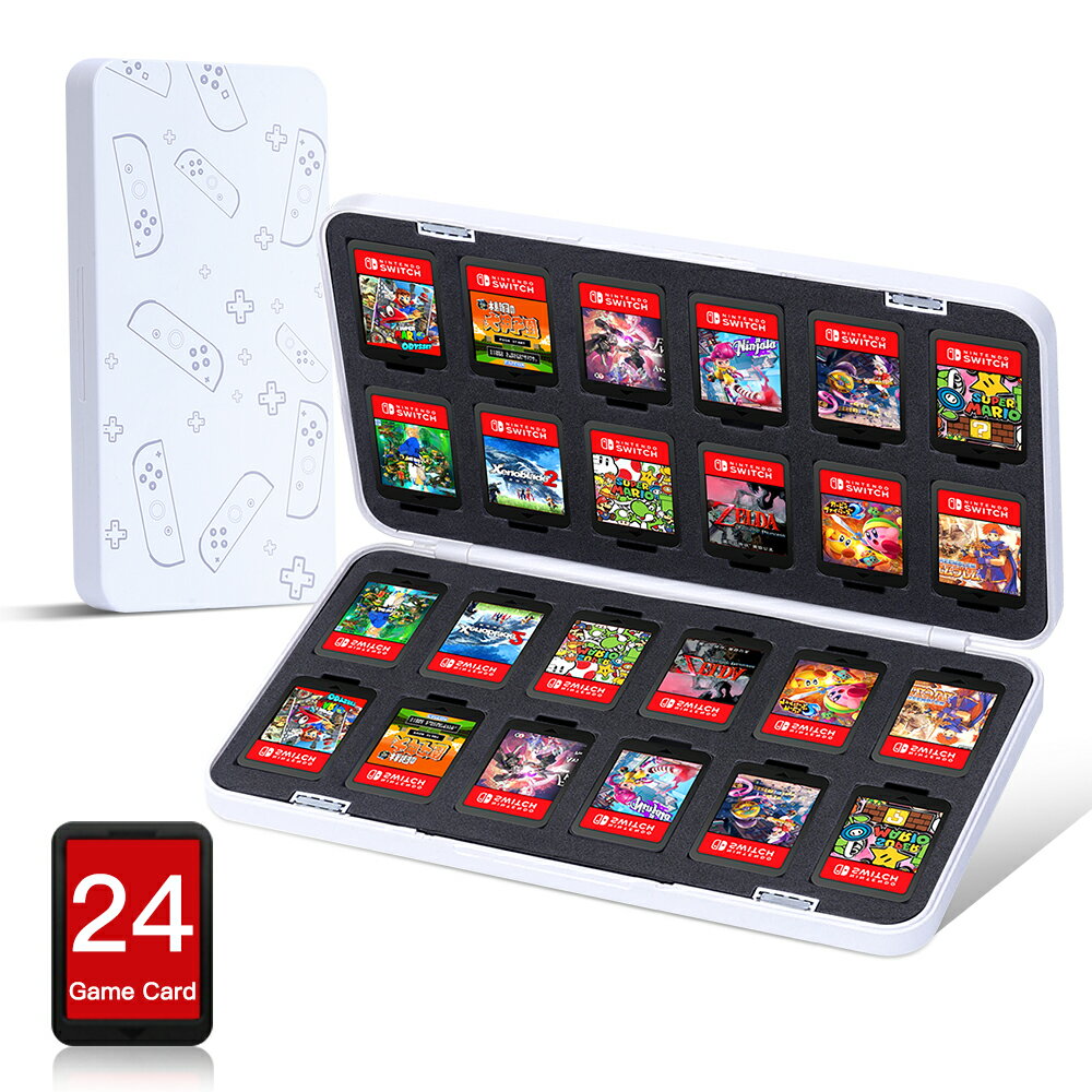 Nintendo Switch ケース ソフト ケース switch 有機el ケース おしゃれ スイッチ 傷つかない 任天堂 Nintendo ゲームカード 24枚収納 保護カバー 収納ケース 持ち運び ゲームカード 収納 耐衝…