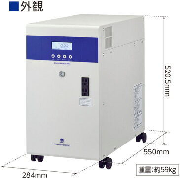 太陽光発電や停電時に！リチウムイオン蓄電システム POWER DEPOII　PDS-1000S01　楽天初出展　送料無料