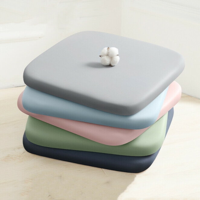 接触冷感 座布団 低反発 クッション おしゃれ 椅子用 チェアパッド 四角 洗える 夏用 蒸れにくい オフィス 車用 ダイニングチェア フロアクッション 豊富なカラー 厚手 体圧分散 腰痛対策 お尻 痛くならない