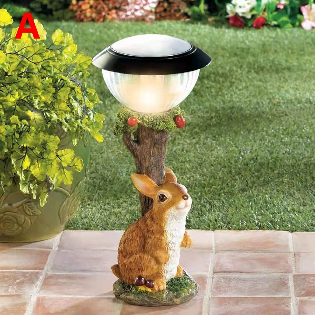 Rakuten - ソーラーランタン ガーデンライトウサギ、猫、犬、可愛い