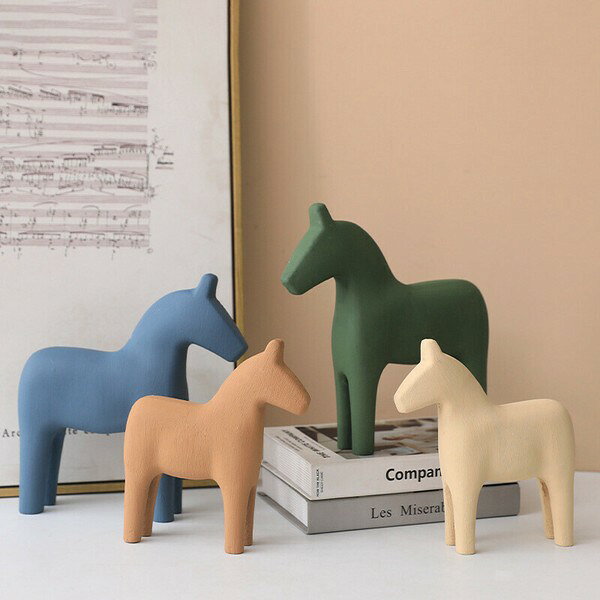 樂天商城 - 木馬 インテリア装飾品 テーブル 置物