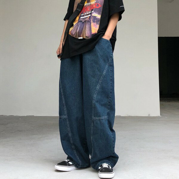 樂天商城 - デニムパンツ ワイドパンツ 無地 ゆったり 快適 レディース ファッション