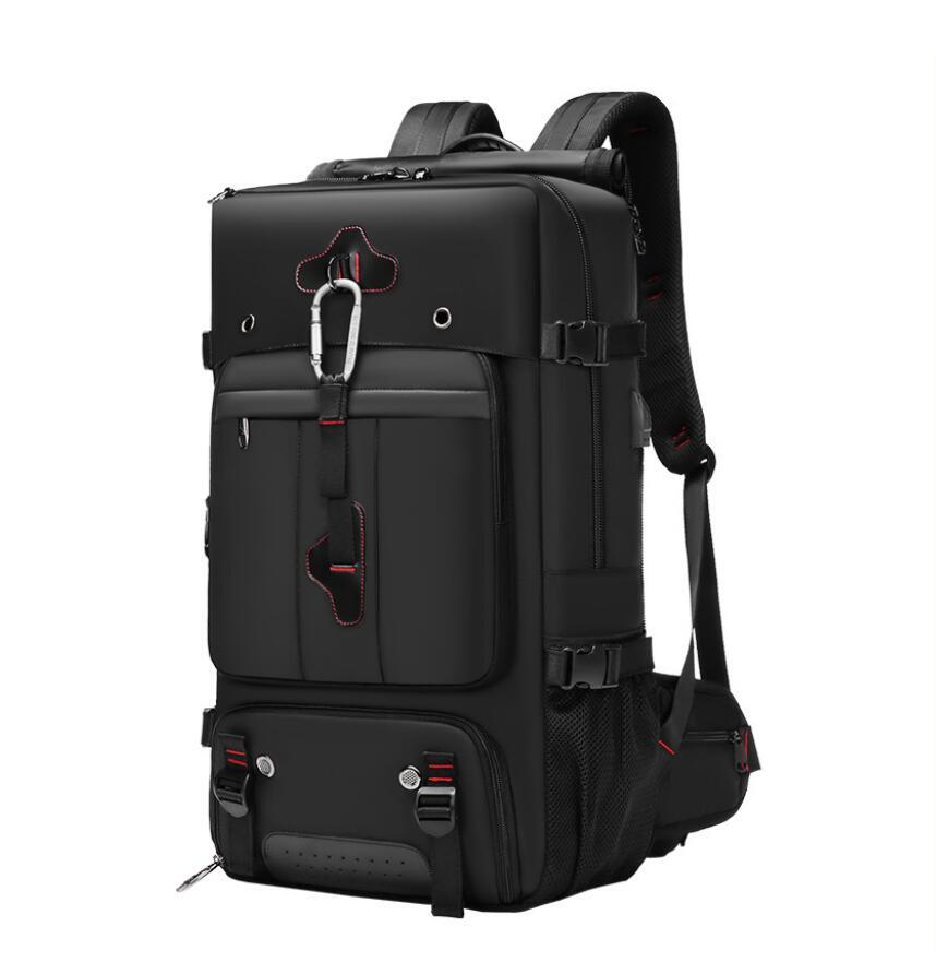 樂天商城 - リュック 大容量 60L メンズ レディース 多機能 防水 バッグ バックパック アウトドア 旅行 登山 通勤 通学 USBポート 撥水 高密度オックス フォード クロス 軽量 耐久 おしゃれ ブラック ブルー グリーン 迷彩