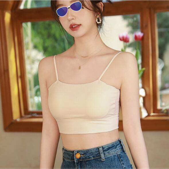 ブラトップ 美背中 胸パッド付き 快適 レディース ファッション
