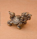 竜亀 置物 真鍮 工芸品 bq1067