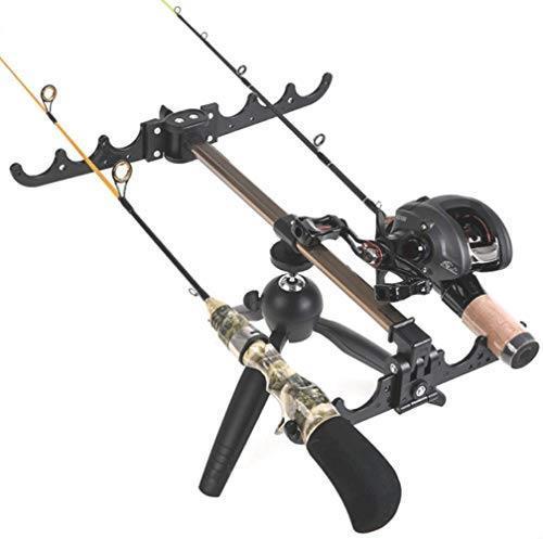 【釣り竿スタンド 折りたたみ 三脚式 軽量 コンパクト ロッドスタンド 竿立て 最大4本収納】釣り用品 フィッシングギア 防波堤 落とし込み ヘチ釣り ロッドホ...