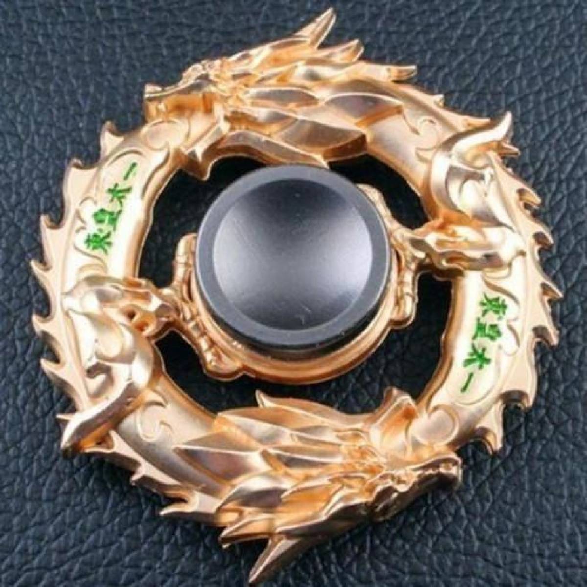 早い者勝ち ハンドスピナー ツインドラゴン 龍 双竜 ドラゴン ゴールド 金色 人気　おもちゃ chy766