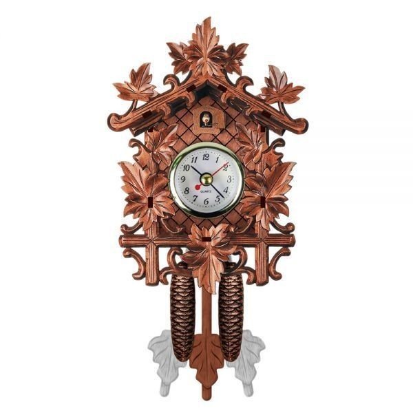 壁掛け時計 ヴィンテージ感 カッコウのウォールクロック 鹿 フクロウ 鳥 動物 ハト 鳩時計 アンティーク [3]