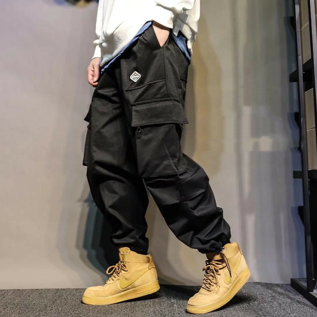 Sarroul Pants - ワークパンツ 新品 カーゴパンツ メンズ ポケット ゆったり サルエルパンツ 紳士 チノパン ロングパンツ カジュアル グリーン/L