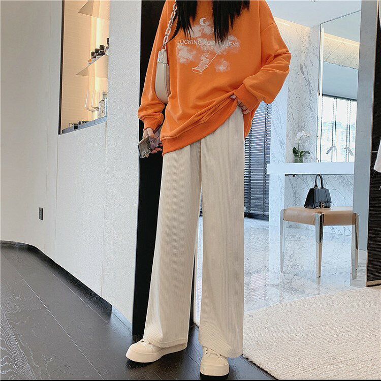 Other - ワイドパンツ レディース ガウチョパンツ 無地 ゆったり ウェストゴム 大きいサイズ 長ズボン 楽ちん ストライプ 定番 穿きやすい ベリーダンス マタニティウェア ヨガパンツ リラックス ボトムス フレアメール便送料無料