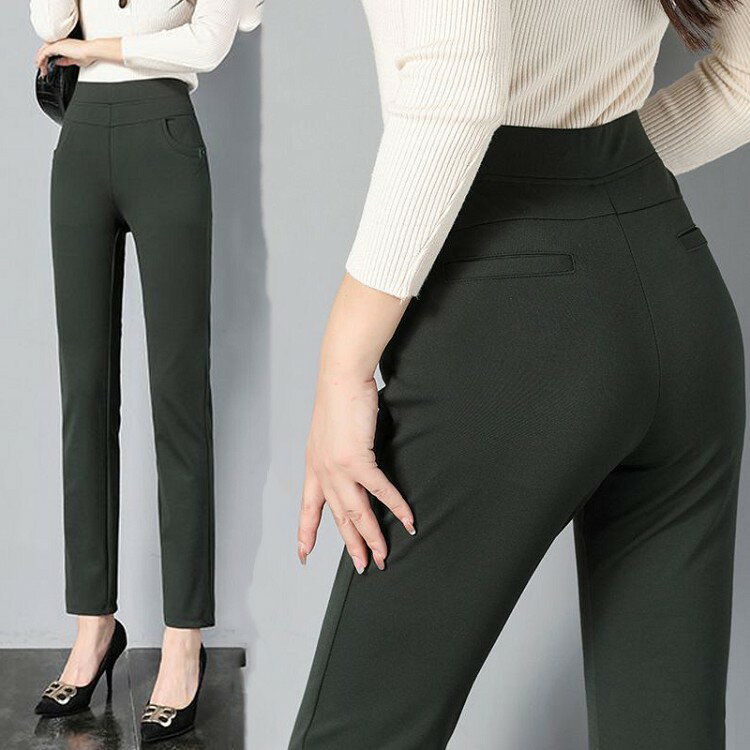 テーパードパンツ パンツ レディース ストレッチ 体型カバー ボトムス 通勤