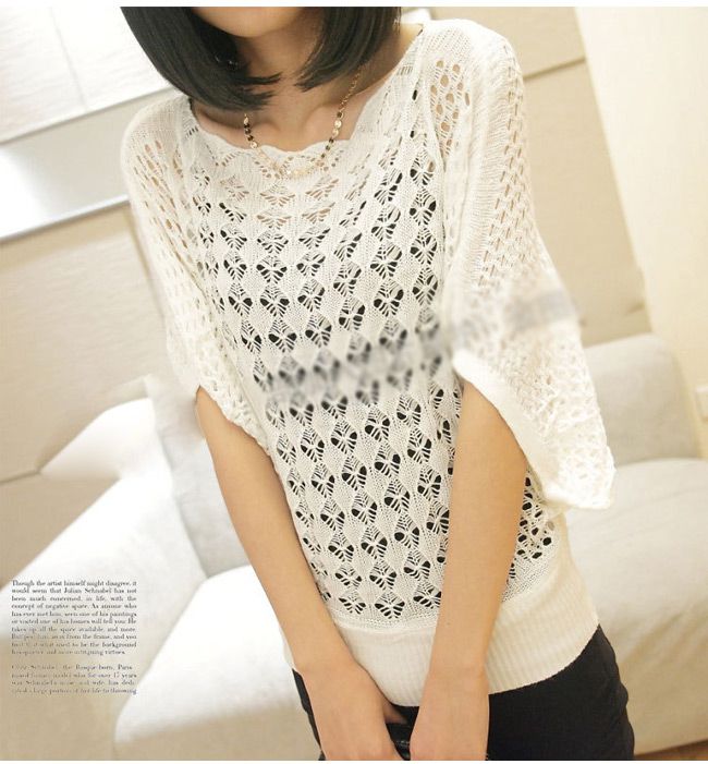 めちゃ可愛いカットソー ニットセーター カーディガン ブラック＆ホワイトなど全14色対応 半袖Tシャツ カジュアル ドルマン レディース トップス ロンT ロングTシャツ 白 黒 コート ニットソー UVパーカー UVカット 夏 シンプル 冷房対策 02P29Jul16