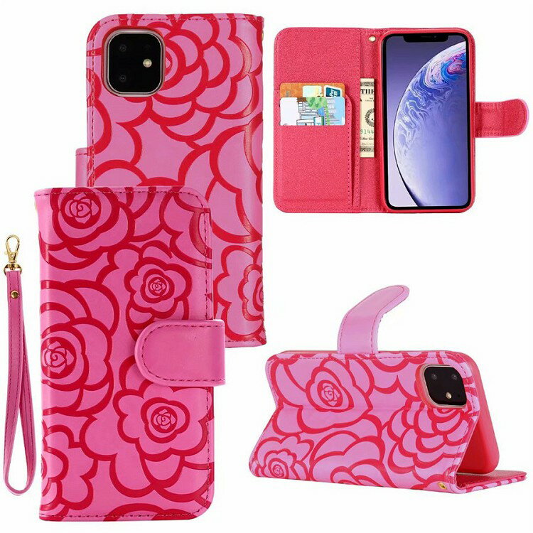 Rakuten - iPhone 15/15pro/15promax/15plus/14/14pro/14promax/14plus/13/13pro/13pro max/13mini 手帳型 ケース スマホ カバー スマホケース X/XS/XR/XS MAX/11/11pro/11pro max/12/12pro/12pro max/12mini アイフォンケース 携帯ケース ハードケース手帳型 耐衝撃 人気 ローズ柄