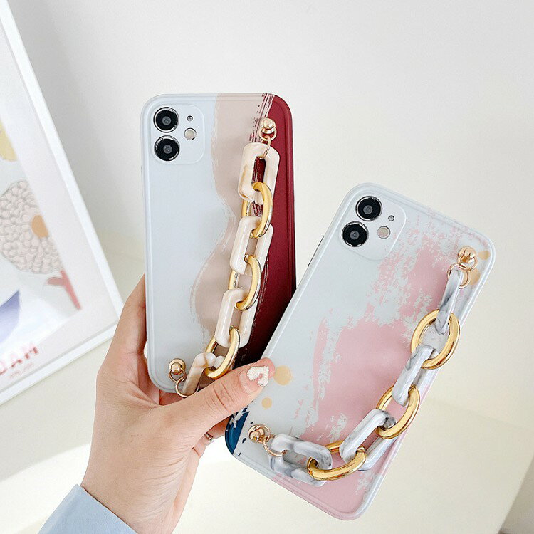 iPhone13 13mini 13Pro 13ProMax ケース カラフル 可愛い アップル CASE 耐衝撃バンド ベルト付き リング付き 落下防止 メール便