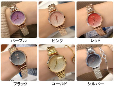 【送料無料】レディースウォッチ 大ヒット中 腕時計 レディース 防水 ウォッチ おしゃれ かわいい シンプル 人気 カジュアル 10代 20代 30代 40代 上品 プレゼント 6色 クリスタル キラキラ