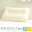 睡眠環境改善枕 防ダニ いびき枕 リビングインピース 43 × 63 cm いびき 枕 防止 まくら パイプ枕 高さ調整 洗える 首 肩 こり 頚椎 横寝 日本...