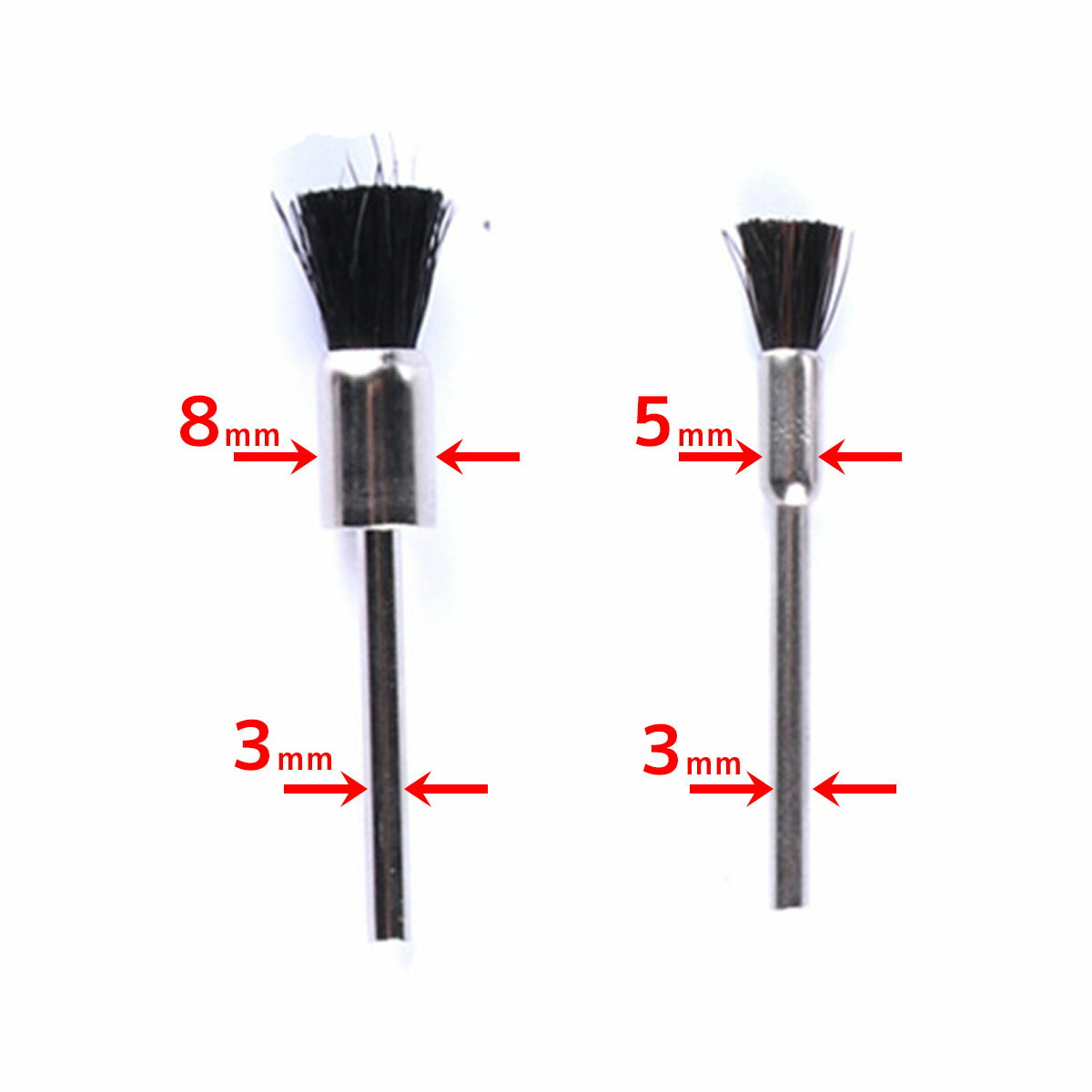 �롼������ü�֥饷 ɮ�� 3���� 2������ �ߥ˥롼���� 3mm�� 10������ ����֥饷 �Ӹ���֥饷 �ɥ��� ��ž�ġ��� ���������꡼