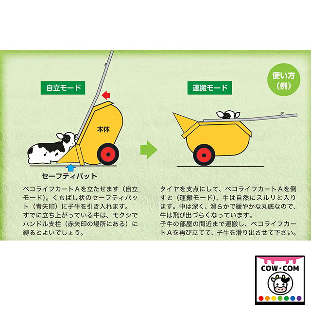 ベコライフカートA　【酪農用品 畜産用品】
